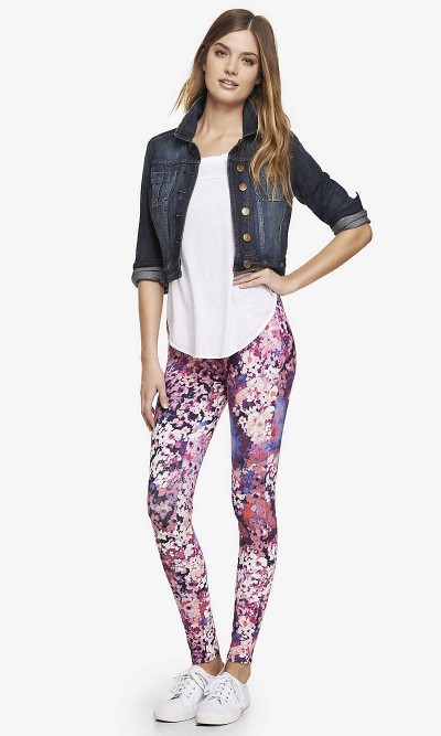 Wiidprint Leggings at Express, $44.90