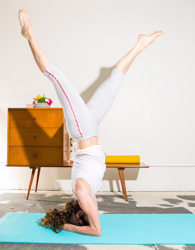This yoga body decided to see what happens when taken off the yoga mat, and into another fitness class. The results; yoga is a solid full body exercise. Photo: Here With You Photography / Props: yellow house collective