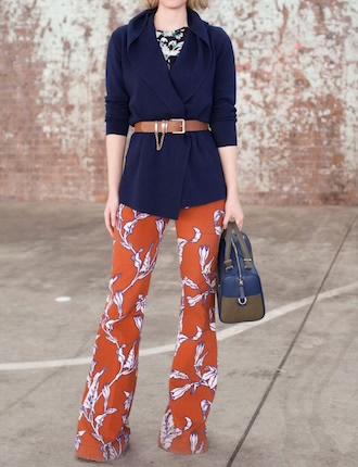 How To Style Printed Pants Like A Pro | elyshalenkin.com | Mind Body Soul Stylist