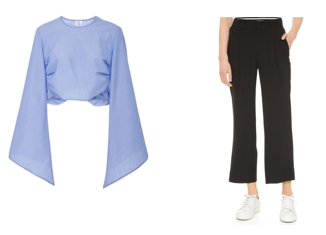4 Ways To Wear Wide Leg Pants | elyshalenkin.com