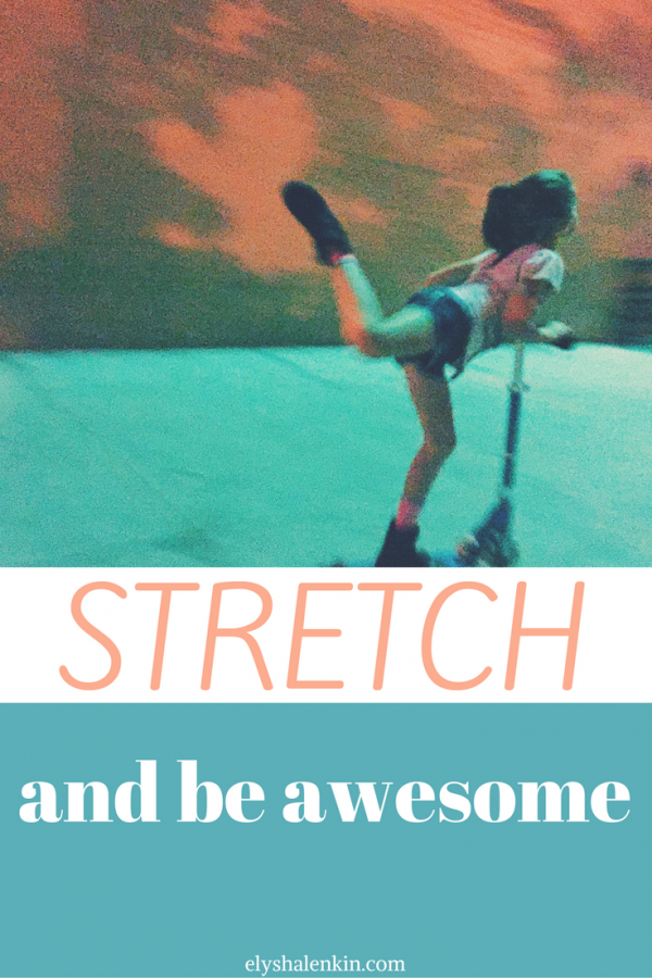 This yoga inspired simple stretch series moves through basic positions to lengthen the whole body and help prevent injury. Click through for the routine!