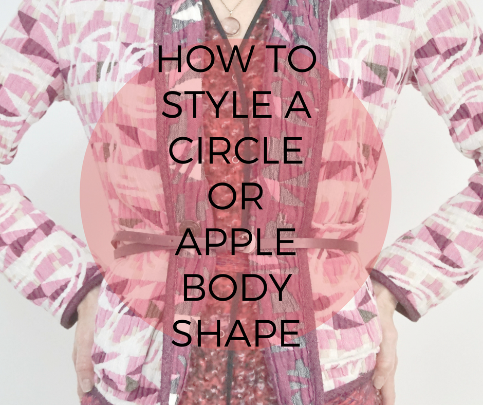 You have a circle or apple shaped body if you have a wide torso, slim limbs and full bust. Your shoulders tend to be round and sloping and your biggest complaint may be that you have a thick waist with no real definition. Read on to find out what to wear that flatters you best!