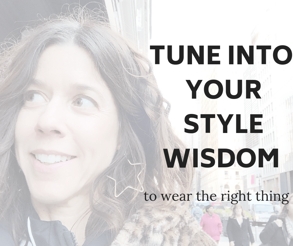 Need help developing your fashion sense. Whenever you have a feeling that something is off with your outfit, LISTEN! And then put on another item of clothing because this is your inner style guidance directing you on the right path so you look amazing and feel like your best self. Your gut feeling for fashion will steer you well and keep you aligned with your truth. Read how to open up this line of communication so you're in touch with your intuition and you always know what to wear.