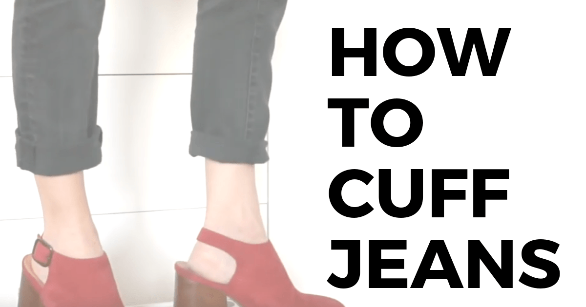 When you want your outfit to feel like spring, but it's cold outside, these style tips share how to cuff jeans and other style hacks that get your outfit spring ready.