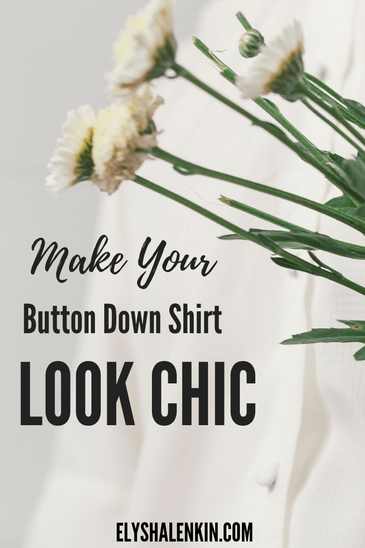 Don't sacrifice your feminine energy to wear a men's button down shirt. You can look chic and feel sexy in menswear basics. See how in the style tutorial.