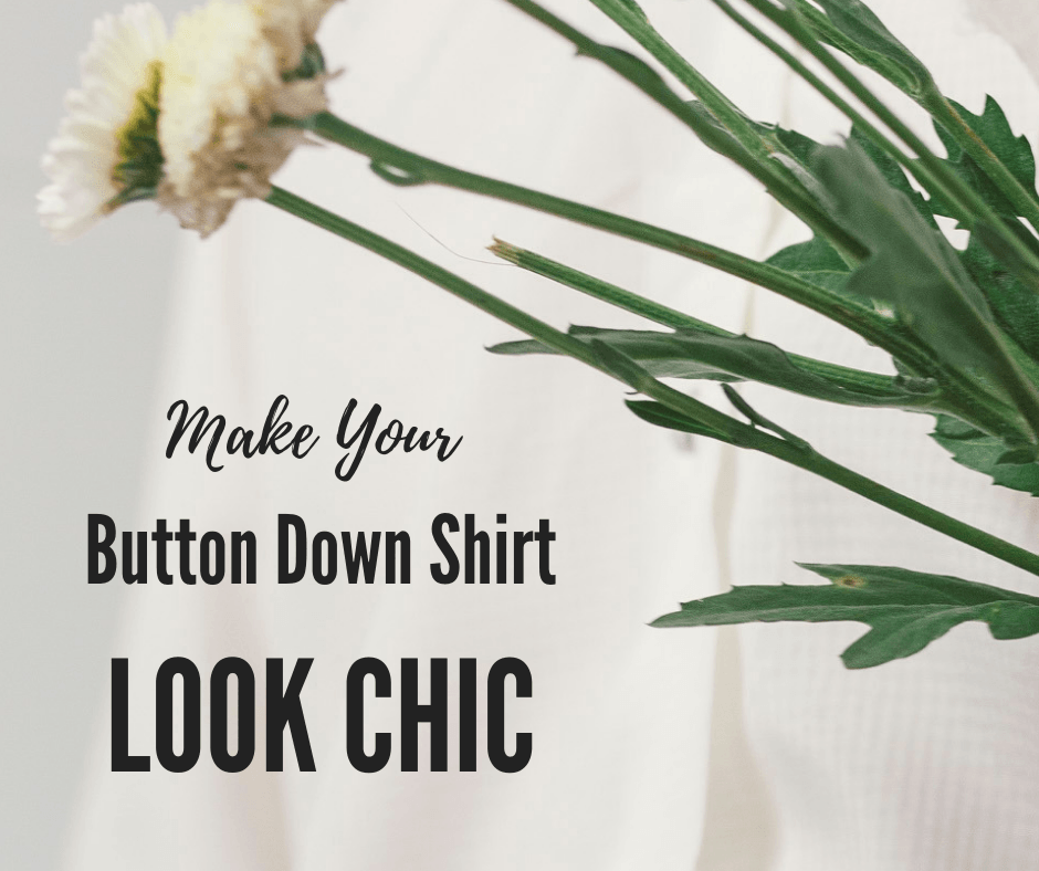 Don't sacrifice your feminine energy to wear a men's button down shirt. You can look chic and feel sexy in menswear basics. See how in the style tutorial.