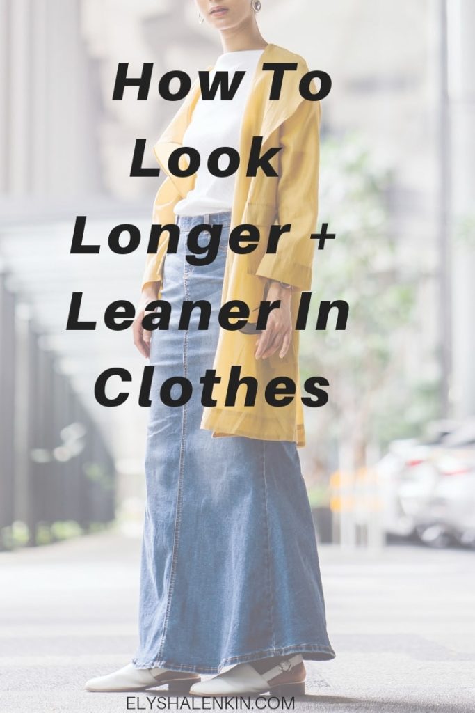 If you want to look taller and slimmer, these women's style tips will help. I share my style advice that explains the figure flattering ways to use the style details of your outfit to impact the illusion of what you’re wearing. Your clothes will flatter your body. You'll look taller. You'll feel slimmer. And you'll know how to recreate the illusion using different items in your wardrobe. #womensstyle #whattowear #personalstyle