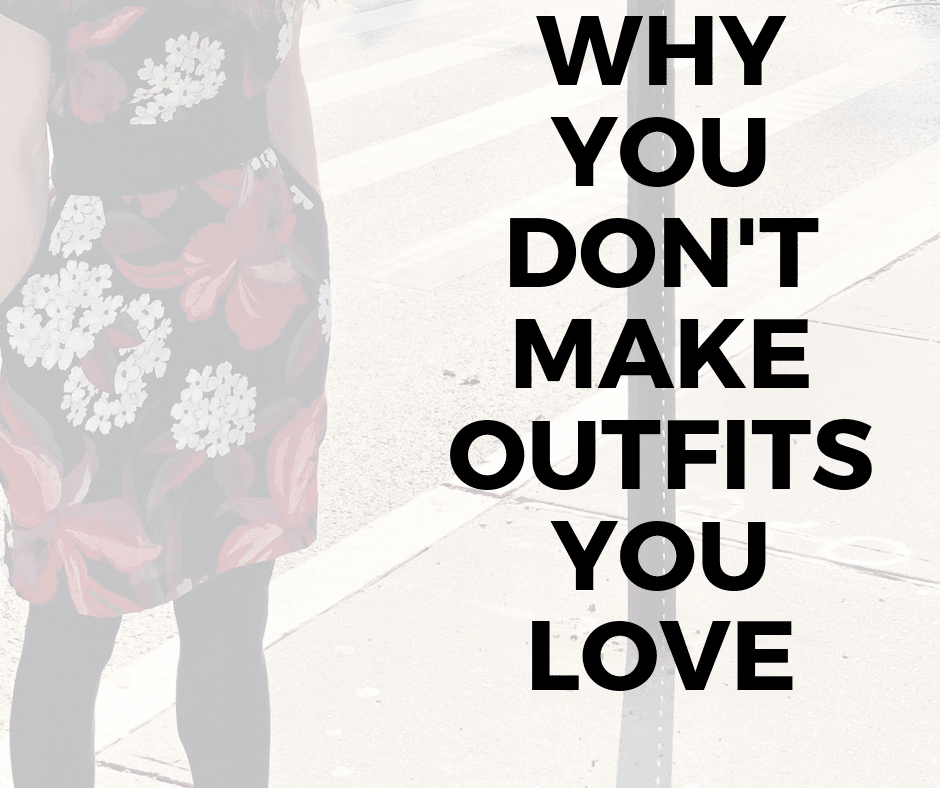 Successful outfit creation is a major component of a strong personal style, and in my two decades as a fashion stylist I’ve noticed many women are held back by their lack of confidence in putting outfits together. Read why you're struggling with your outfit planning.