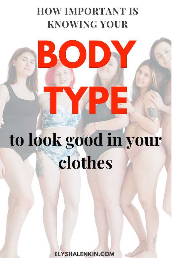 How important is knowing your body type text overlay image of 5 women sanding in tank tops and underwear