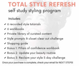 Total Style Refresh — self study