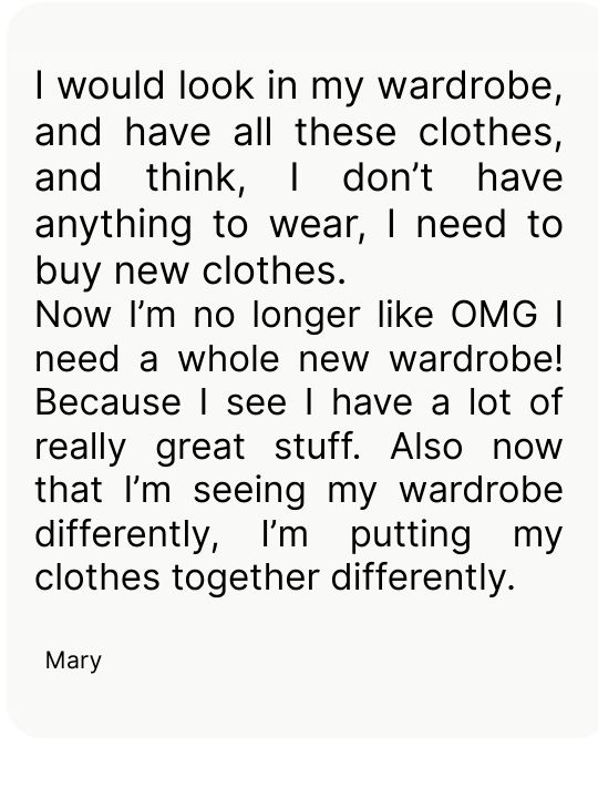 OMG don't need new wardrobe